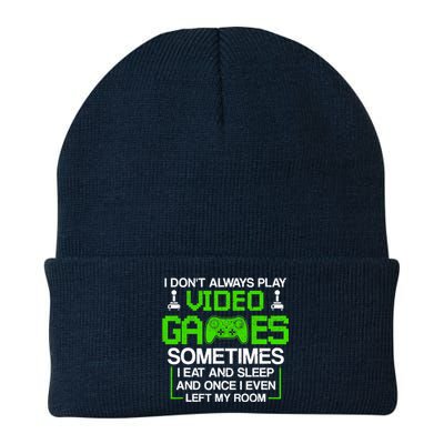 I Don't Always Play Video Games For Boys, Gaming Knit Cap Winter Beanie