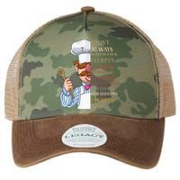 I Don't Always Herdy Dur Mur Flerpty Floopin Legacy Tie Dye Trucker Hat
