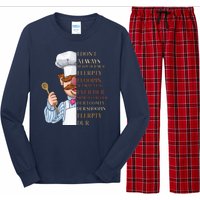 I Don't Always Herdy Dur Mur Flerpty Floopin Long Sleeve Pajama Set