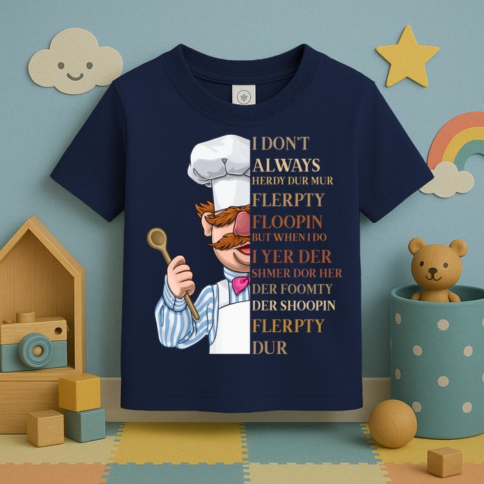 I Don't Always Herdy Dur Mur Flerpty Floopin Toddler T-Shirt