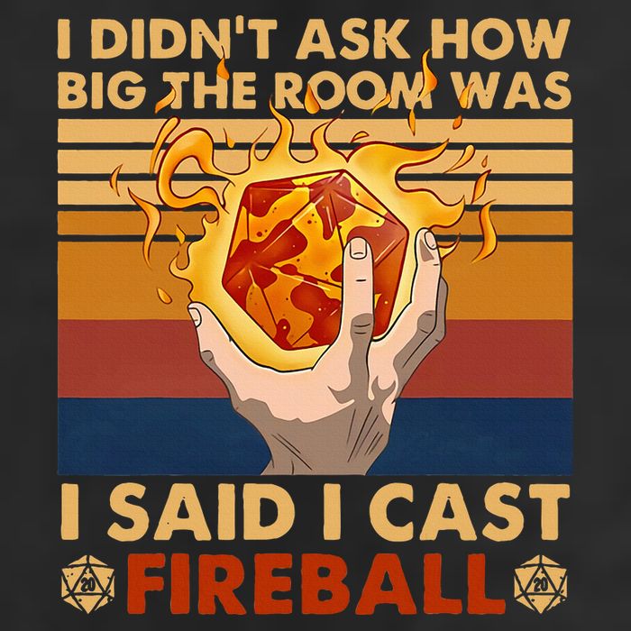 I Didnt Ask How Big The Room Was I Said I Cast F.I.R.E.B.A.L.L Cool Comfort Performance Bucket Hat