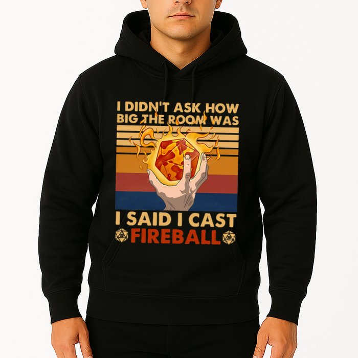 I Didnt Ask How Big The Room Was I Said I Cast F.I.R.E.B.A.L.L Hoodie