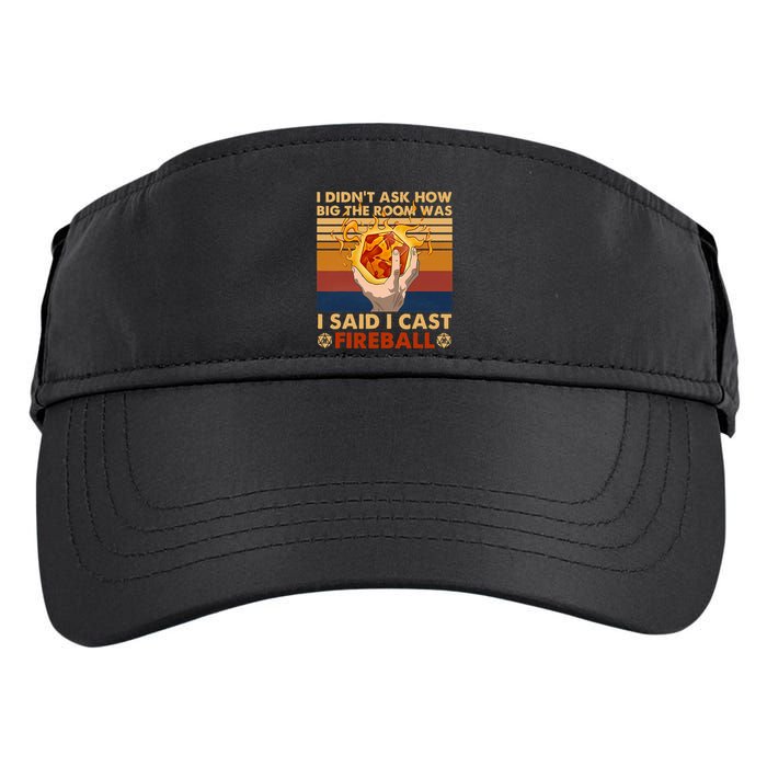 I Didnt Ask How Big The Room Was I Said I Cast F.I.R.E.B.A.L.L Adult Drive Performance Visor