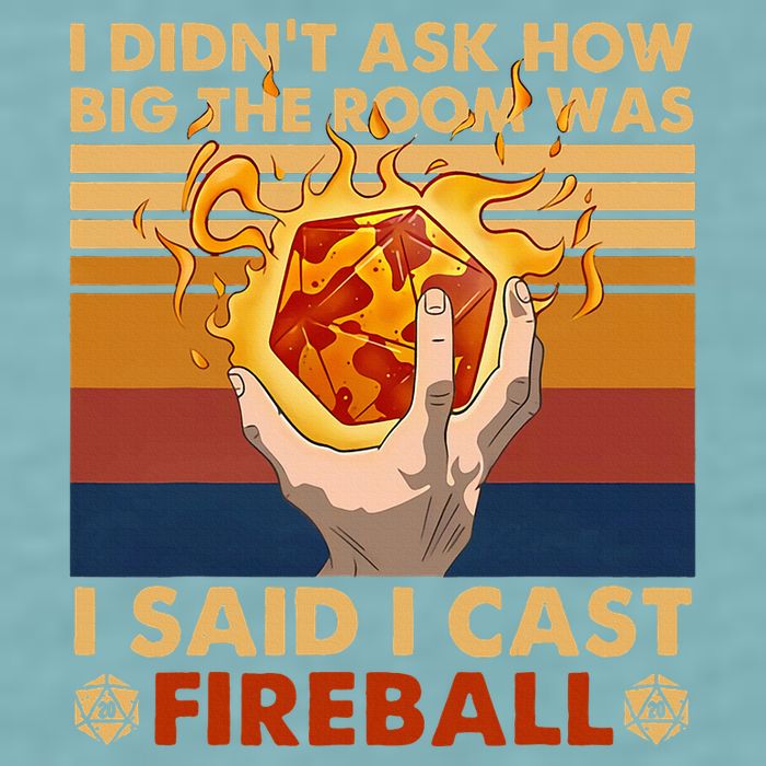 I Didnt Ask How Big The Room Was I Said I Cast F.I.R.E.B.A.L.L Sueded Cloud Jersey T-Shirt