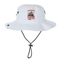 I Don't Always Stop And Look At Trains Gift Bucket Hat
