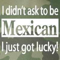 I Didn't Ask To Be Mexican I Just Got Lucky Legacy Tie Dye Trucker Hat