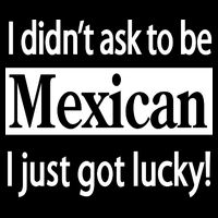 I Didn't Ask To Be Mexican I Just Got Lucky Sustainable Bucket Hat