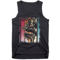 I.M.A.G.I.N.E D.R.A.Go.N A Vintage Retro Cool Art Tank Top