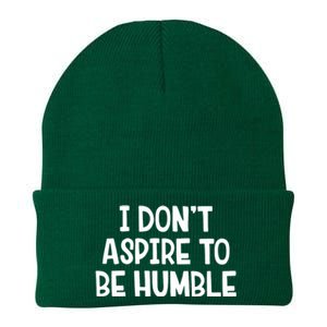 I Don’T Aspire To Be Humble Knit Cap Winter Beanie