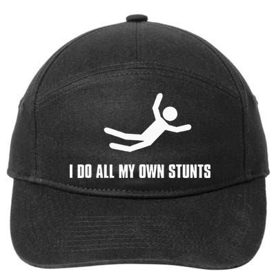 I Do All My Own Stunts Dark 7-Panel Snapback Hat
