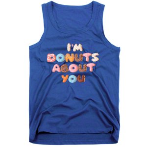 I'm Donuts About You Funny Doughnut Pun Valentines Day Great Gift Tank Top