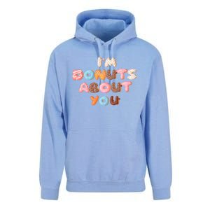 I'm Donuts About You Funny Doughnut Pun Valentines Day Great Gift Unisex Surf Hoodie