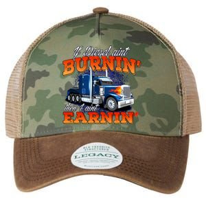 If Diesel Ain't Burnin' Trucker Semi Truck Driver Trucking Legacy Tie Dye Trucker Hat