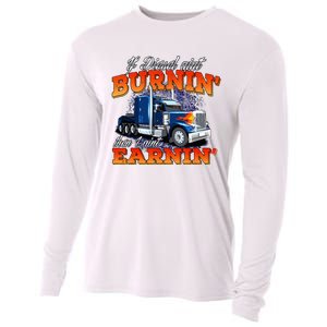 If Diesel Aint Burnin Trucker Semi Truck Driver Trucking Cooling Performance Long Sleeve Crew