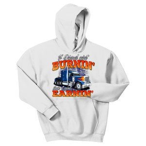 If Diesel Aint Burnin Trucker Semi Truck Driver Trucking Kids Hoodie