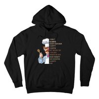 I DonT Always Herdy Dur Mur Flerpty Floopin Funny Swedish Chef Hoodie