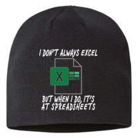 I Don't Always Excel But When I Do It's At Spreadsheets Sustainable Beanie