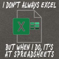 I Don't Always Excel But When I Do It's At Spreadsheets Cotton Canvas Backpack