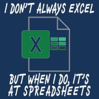 I Don't Always Excel But When I Do It's At Spreadsheets Infant Baby Jersey Bodysuit