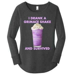 I Drank A G.R.I.M.A.C.E Shake And Survived Women's Perfect Tri Tunic Long Sleeve Shirt