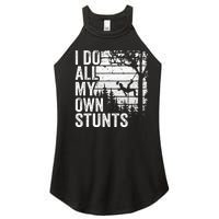 I Do All My Own Stunts Arborist Vintage Tree Climber Women’s Perfect Tri Rocker Tank