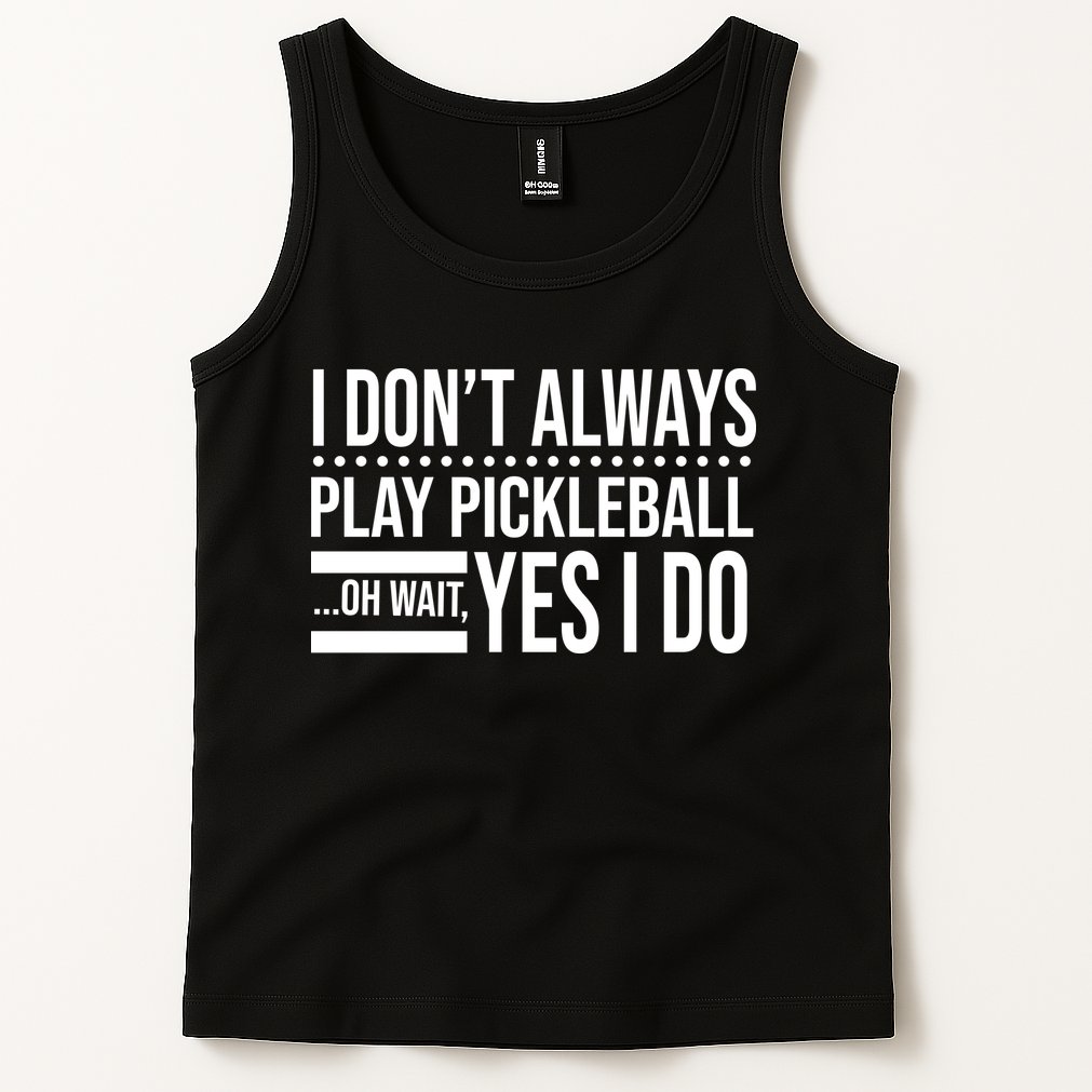 I Don't Always Play Pickleball Funny Tank Top