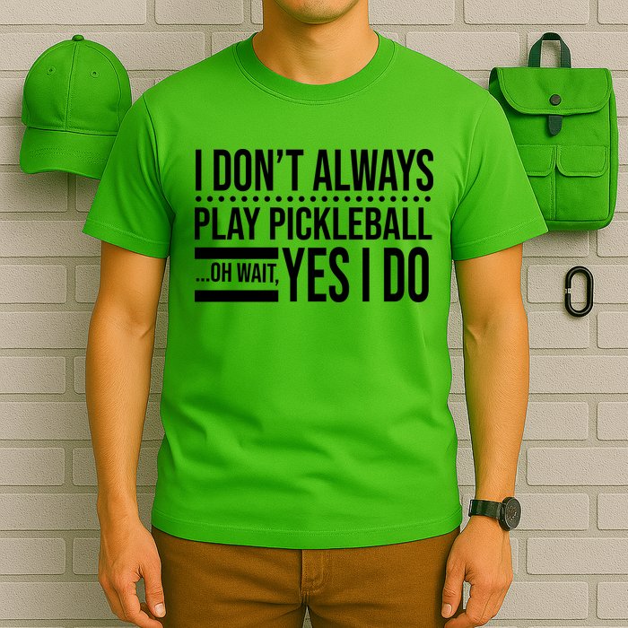 I Don't Always Play Pickleball Funny T-Shirt