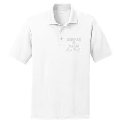 Inbred & Dumb As Hell Funny Sarcastic Saying Joke  PosiCharge RacerMesh Polo