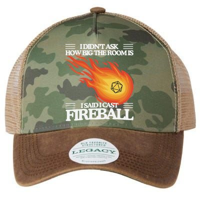 I Didnt Ask How Big The Room Is F.I.R.E.B.A.L.L Legacy Tie Dye Trucker Hat