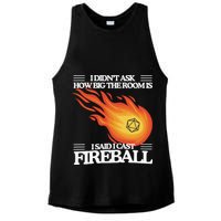 I Didnt Ask How Big The Room Is F.I.R.E.B.A.L.L Ladies PosiCharge Tri-Blend Wicking Tank