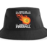 I Didnt Ask How Big The Room Is F.I.R.E.B.A.L.L Sustainable Bucket Hat