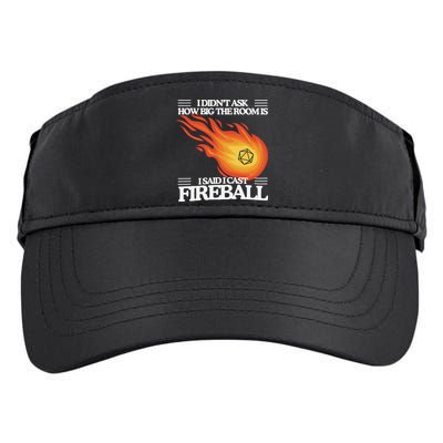I Didnt Ask How Big The Room Is F.I.R.E.B.A.L.L Adult Drive Performance Visor
