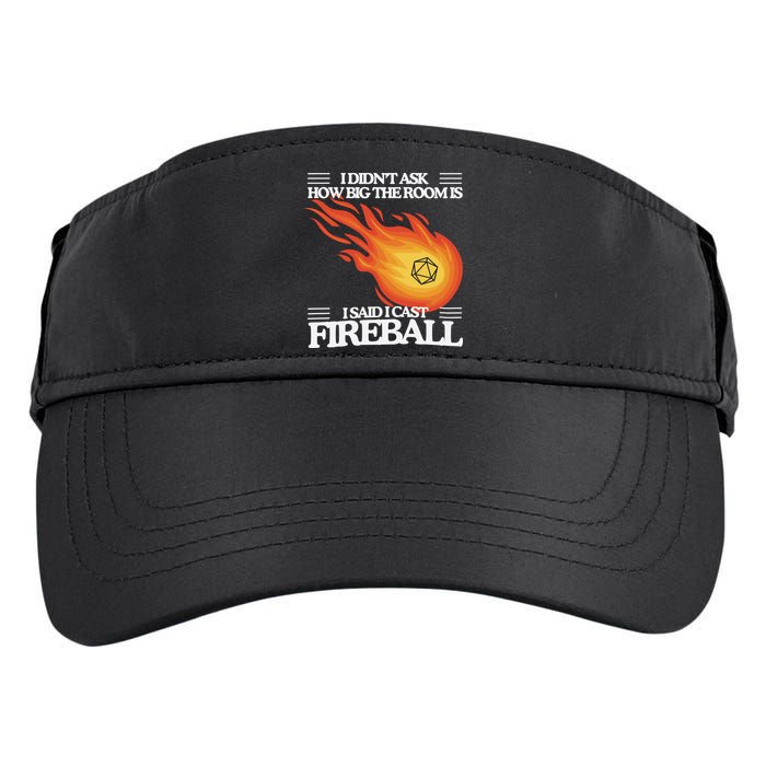 I Didnt Ask How Big The Room Is F.I.R.E.B.A.L.L Adult Drive Performance Visor
