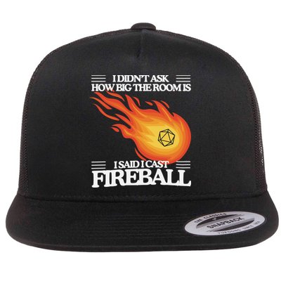 I Didnt Ask How Big The Room Is F.I.R.E.B.A.L.L Flatbill Hat