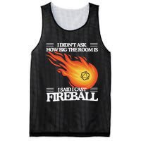 I Didnt Ask How Big The Room Is F.I.R.E.B.A.L.L Mesh Reversible Basketball Jersey Tank