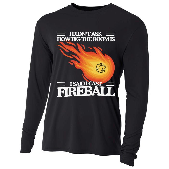 I Didnt Ask How Big The Room Is F.I.R.E.B.A.L.L Cooling Performance Long Sleeve Crew