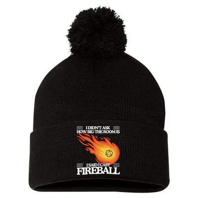 I Didnt Ask How Big The Room Is F.I.R.E.B.A.L.L Pom Pom 12in Knit Beanie