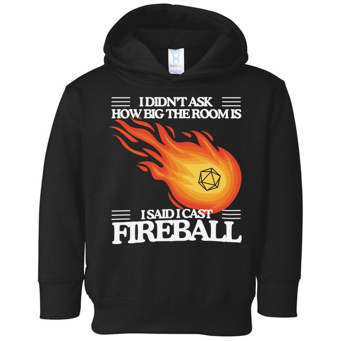 I Didnt Ask How Big The Room Is F.I.R.E.B.A.L.L Toddler Hoodie