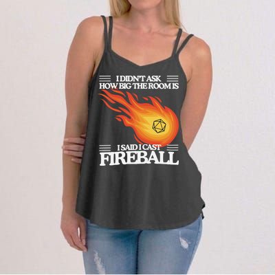 I Didnt Ask How Big The Room Is F.I.R.E.B.A.L.L Women's Strappy Tank