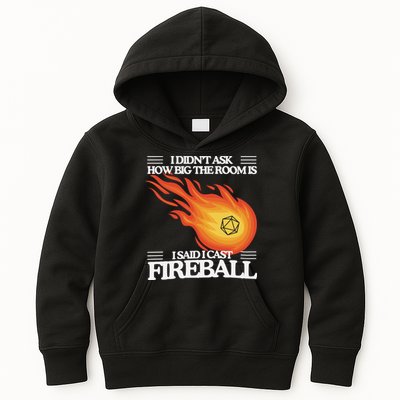I Didnt Ask How Big The Room Is F.I.R.E.B.A.L.L Kids Hoodie