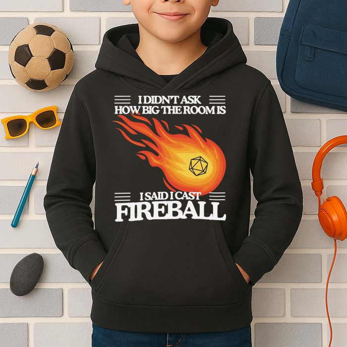 I Didnt Ask How Big The Room Is F.I.R.E.B.A.L.L Kids Hoodie