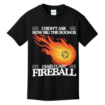 I Didnt Ask How Big The Room Is F.I.R.E.B.A.L.L Kids T-Shirt