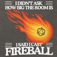 I Didnt Ask How Big The Room Is F.I.R.E.B.A.L.L Cotton Canvas Backpack