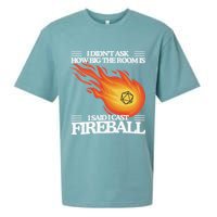 I Didnt Ask How Big The Room Is F.I.R.E.B.A.L.L Sueded Cloud Jersey T-Shirt