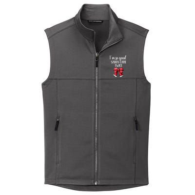 I Deliver All Night Long IM So Good Santa Came Twice Adult Collective Smooth Fleece Vest