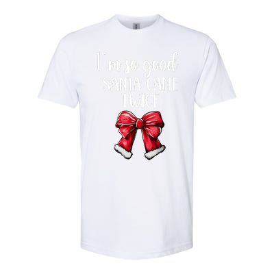 I Deliver All Night Long IM So Good Santa Came Twice Adult Softstyle CVC T-Shirt