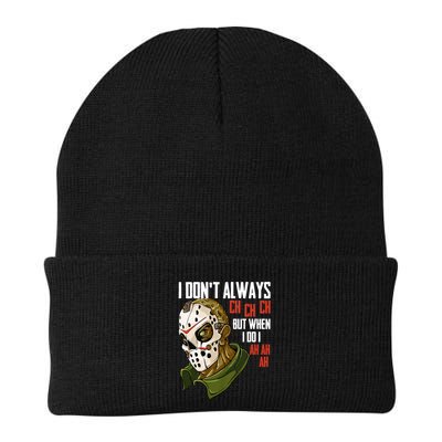 I Dont Always Ch Ch Ch Lazy Halloween Costume Horror Movie Beanie