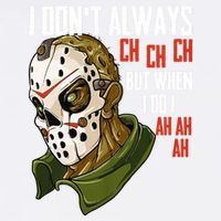 I Dont Always Ch Ch Ch Lazy Halloween Costume Horror Movie Garment-Dyed Sweatshirt