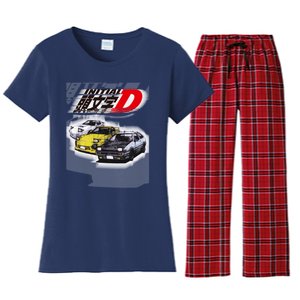 Initial D Ae86 &Amp; Rx7 Sketch Women's Flannel Pajama Set