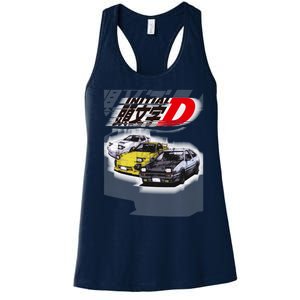 Initial D Ae86 &Amp; Rx7 Sketch Women's Racerback Tank